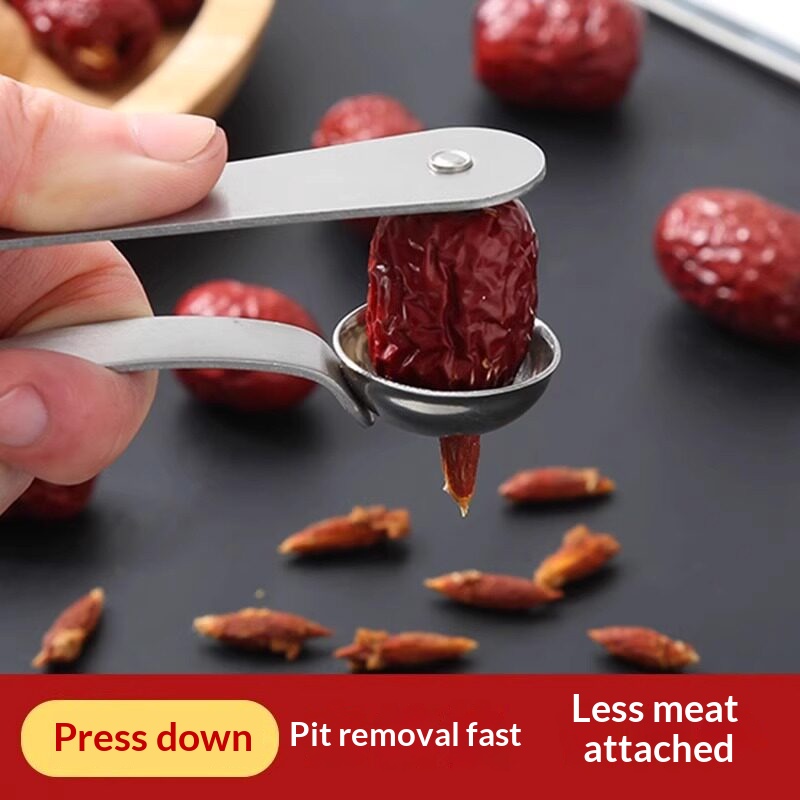 Kitchen Job - Stainless Steel Jujube Pitter Fruit Core