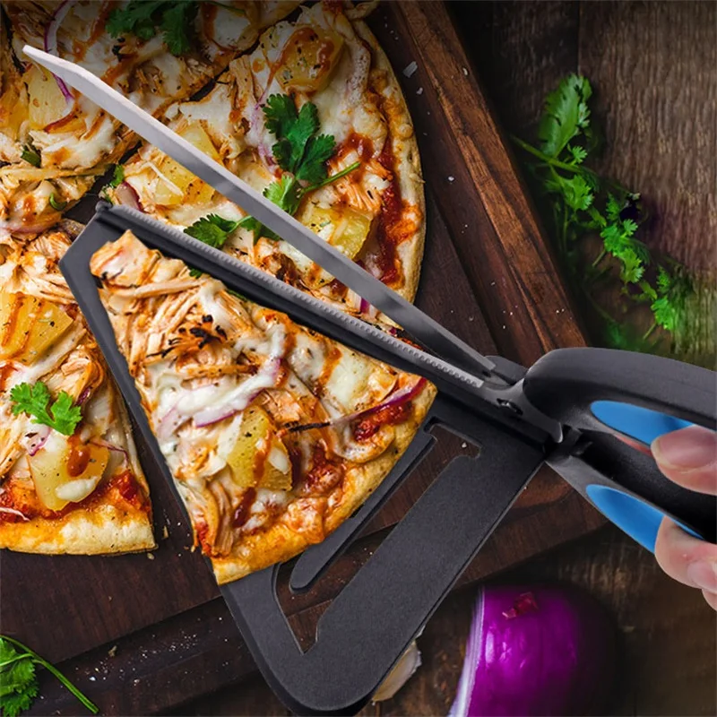 Pizza Scissors With Server Tra - Kitchen Shears In Baking review and price