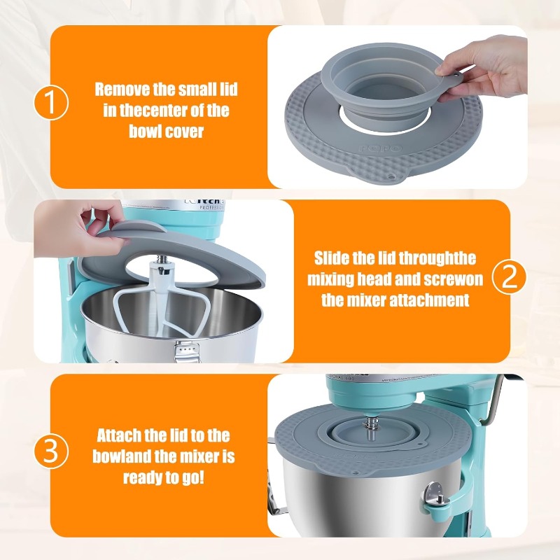 Silicone Mixer Bowl Cover Comp - Kitchen Aid Baking Lid review and price