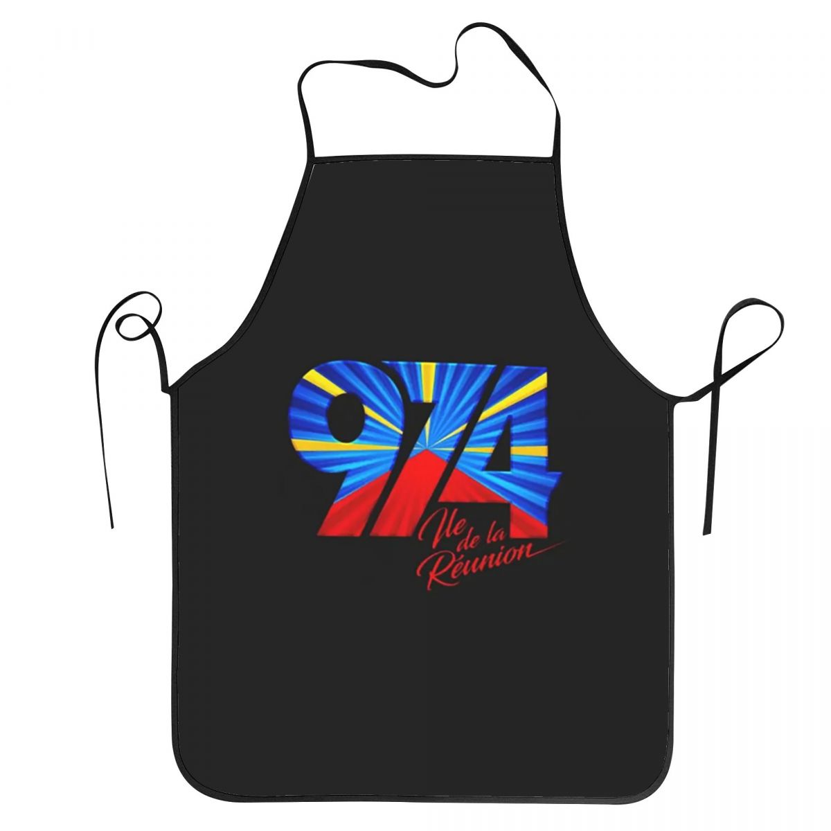974 Reunion Island Flag Apron  - Kitchen Baking Island review and price