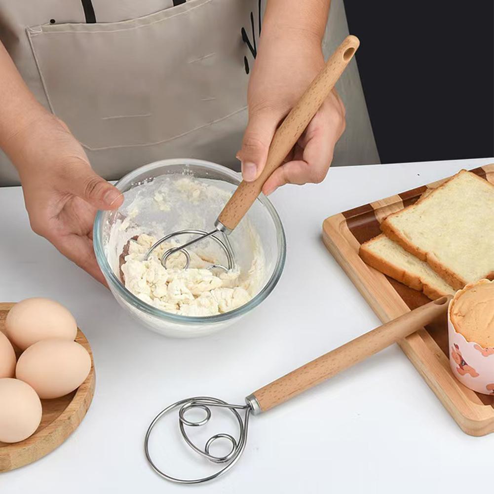 Cake Tools Danish Dough Whisk  - Kitchen Baking Blender review and price