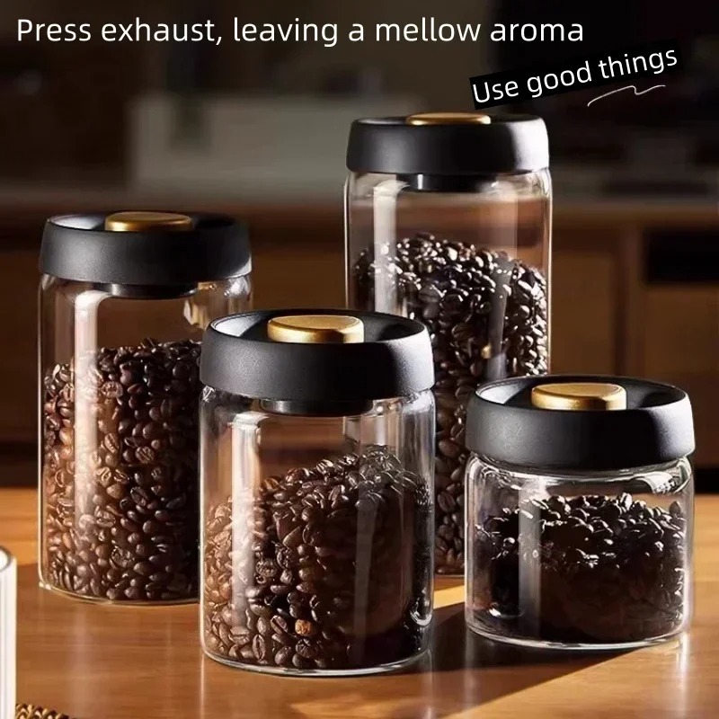 Manual Vacuum Sealed Coffee Ja - Kitchen Job review and price