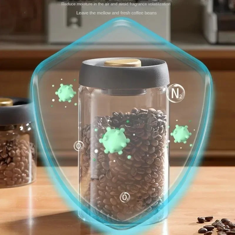 Manual Vacuum Sealed Coffee Ja - Kitchen Job review and price