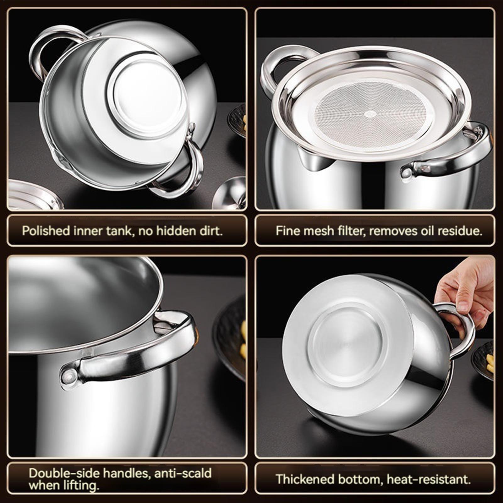 Stainless Steel Bacon Grease S - Kitchen Baking Canisters review and price