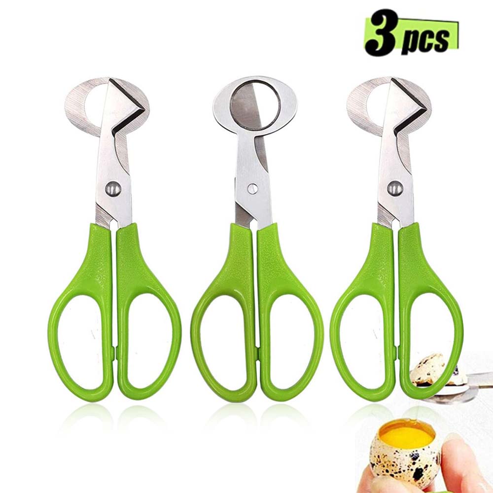 3Pcs Quail Egg Cutter Scissors - Kitchen Shears In Baking review and price