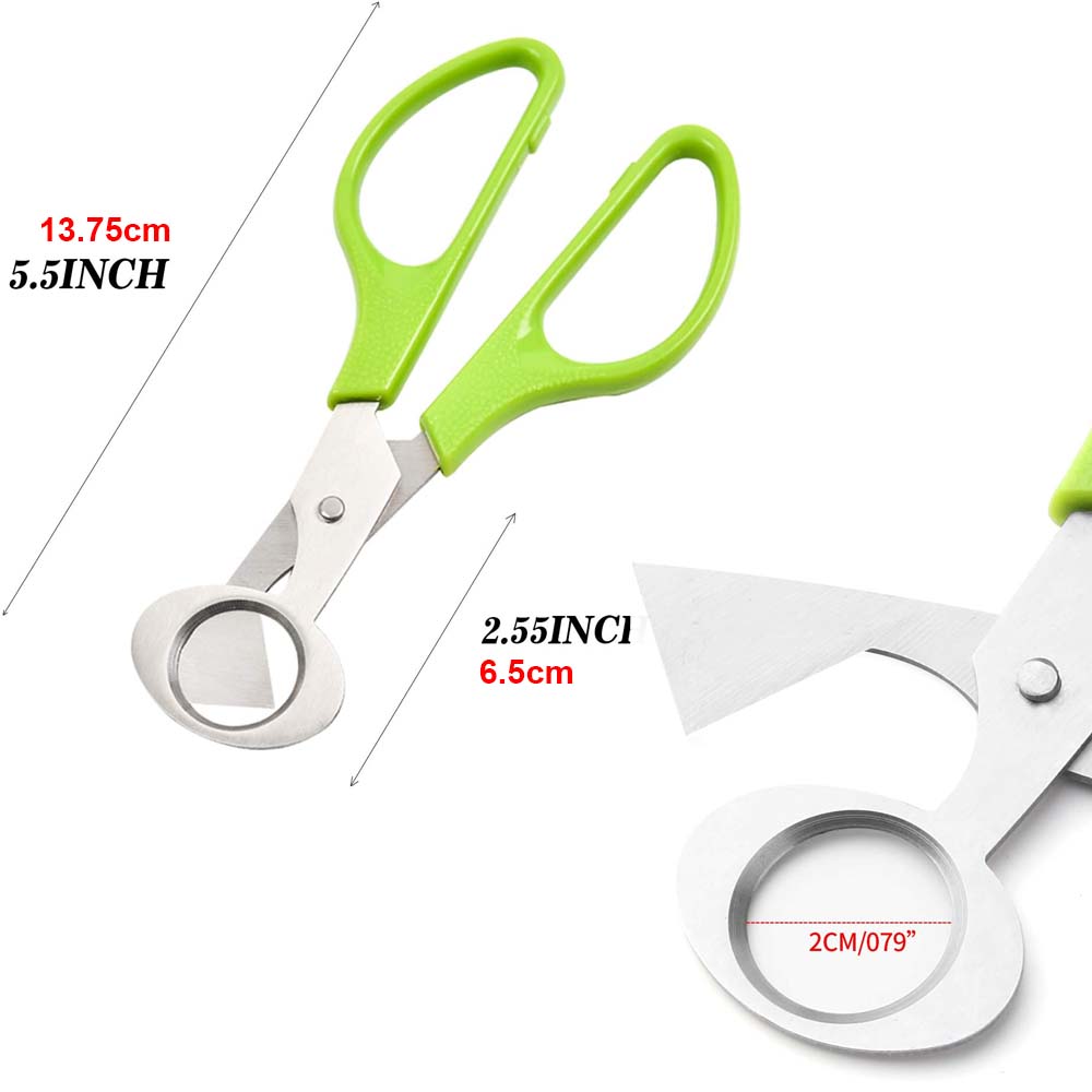 3Pcs Quail Egg Cutter Scissors - Kitchen Shears In Baking review and price