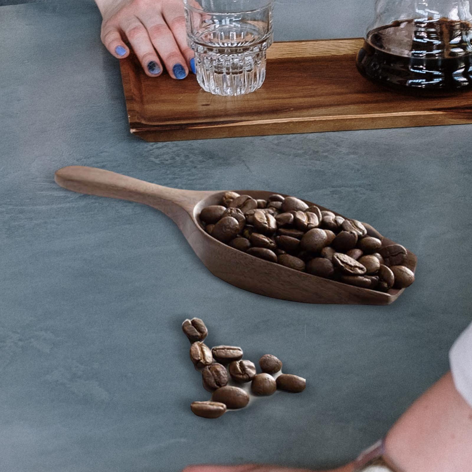 Solid Wood Coffee Measuring Sp - Kitchen Baking Canisters review and price