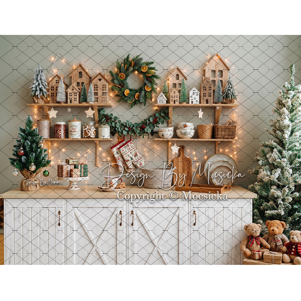 Mocsicka Christmas Gingerbread - Kitchen Baking Background review and price