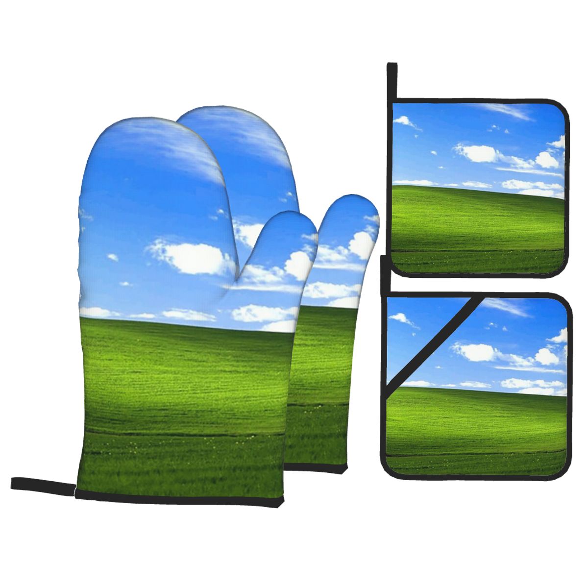 Windows XP Background Oven Mit - Kitchen Baking Background review and price