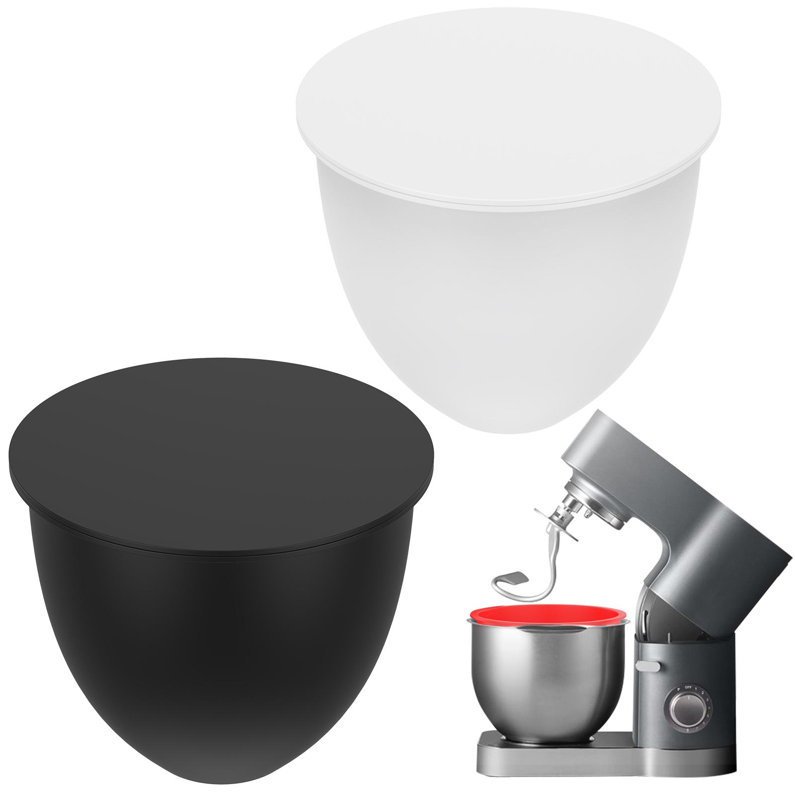 3Pcs Silicone Bowl With Lids I - Kitchen Aid Baking Lid review and price