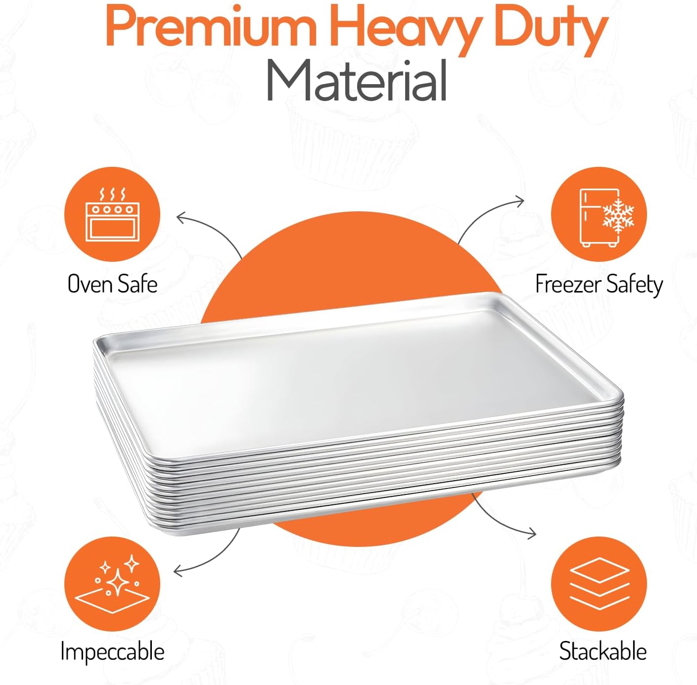 Full Size Commercial Aluminum  - Kitchen Baking Tray review and price