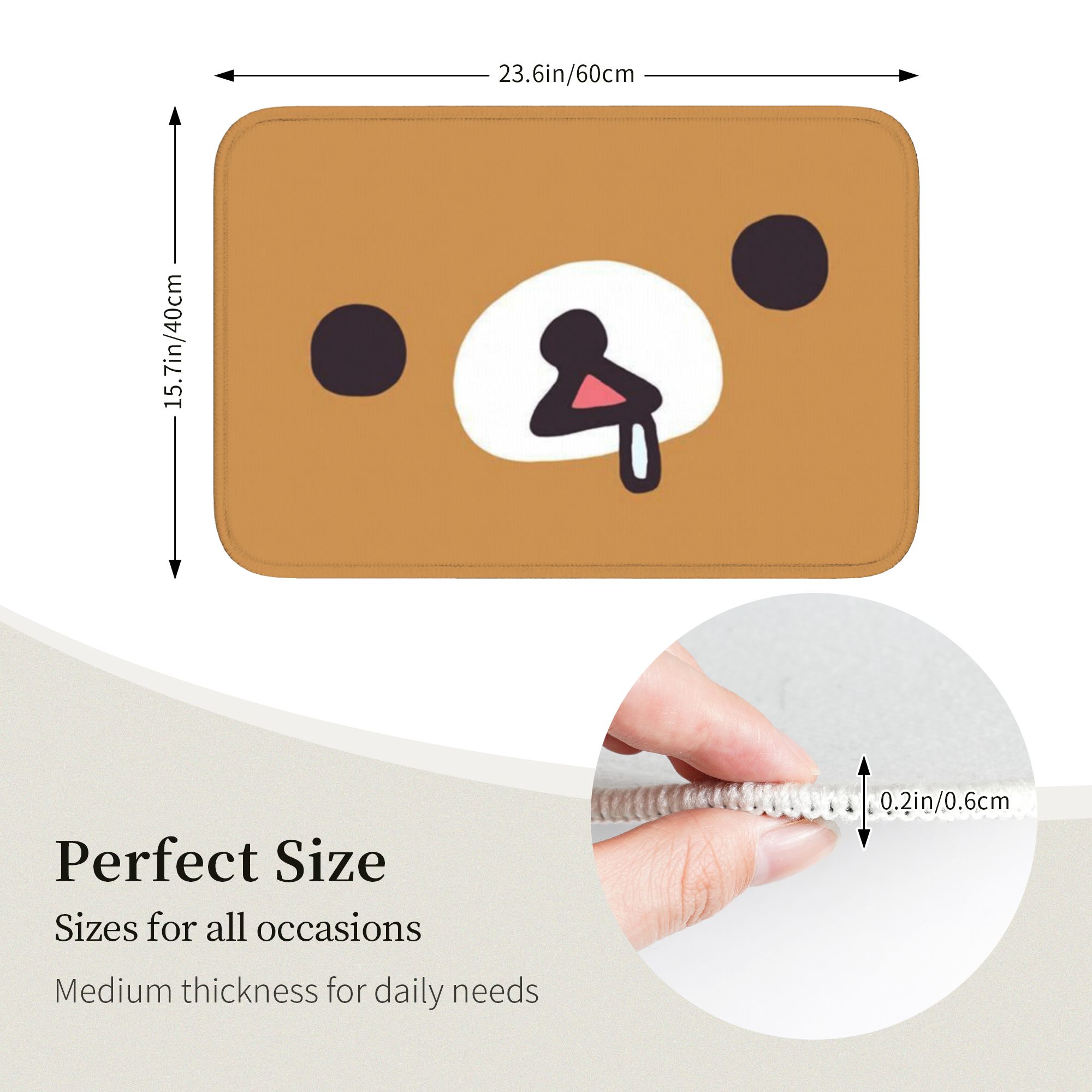 R-Rilakkumaes Cartoon Floor Do - Kitchen Baking Tray review and price