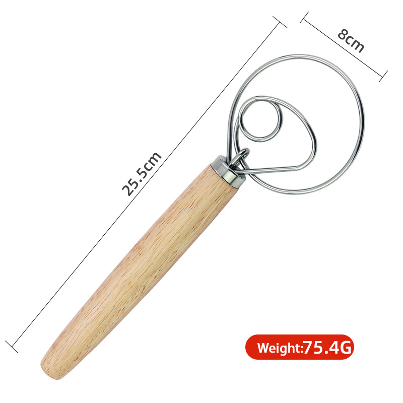 13inch Danish Dough Whisk Hand - Kitchen Baking Blender review and price