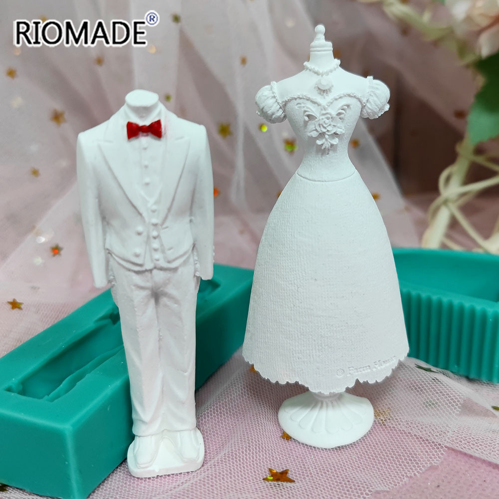 Wedding Dress Silicone Mold Ma - Kitchen Baking Decor review and price