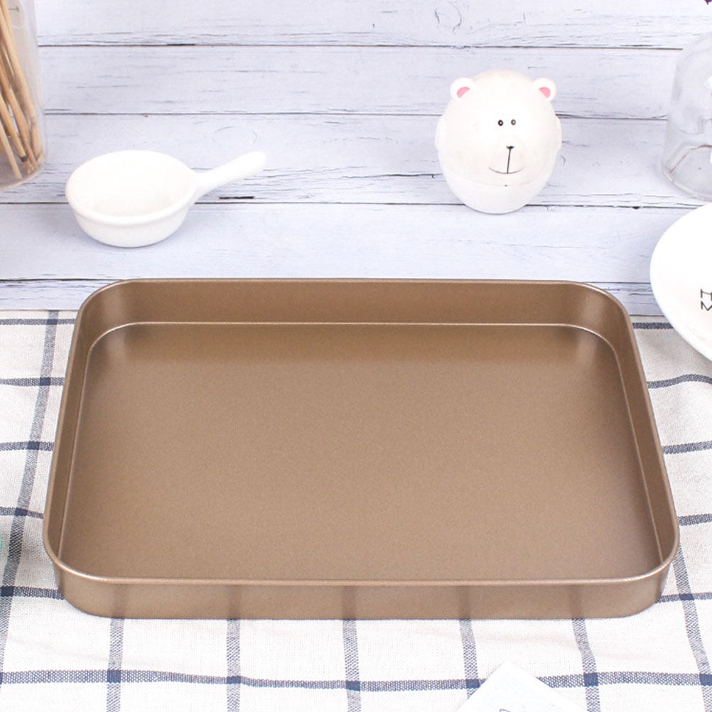 Carbon Steel Rectangular Cake  - Kitchen Baking Tray review and price