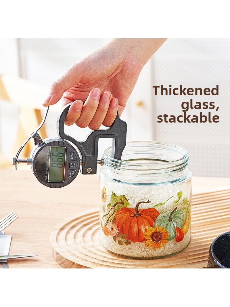 Thickened Glass Sealed Storage - Kitchen Baking Canisters review and price