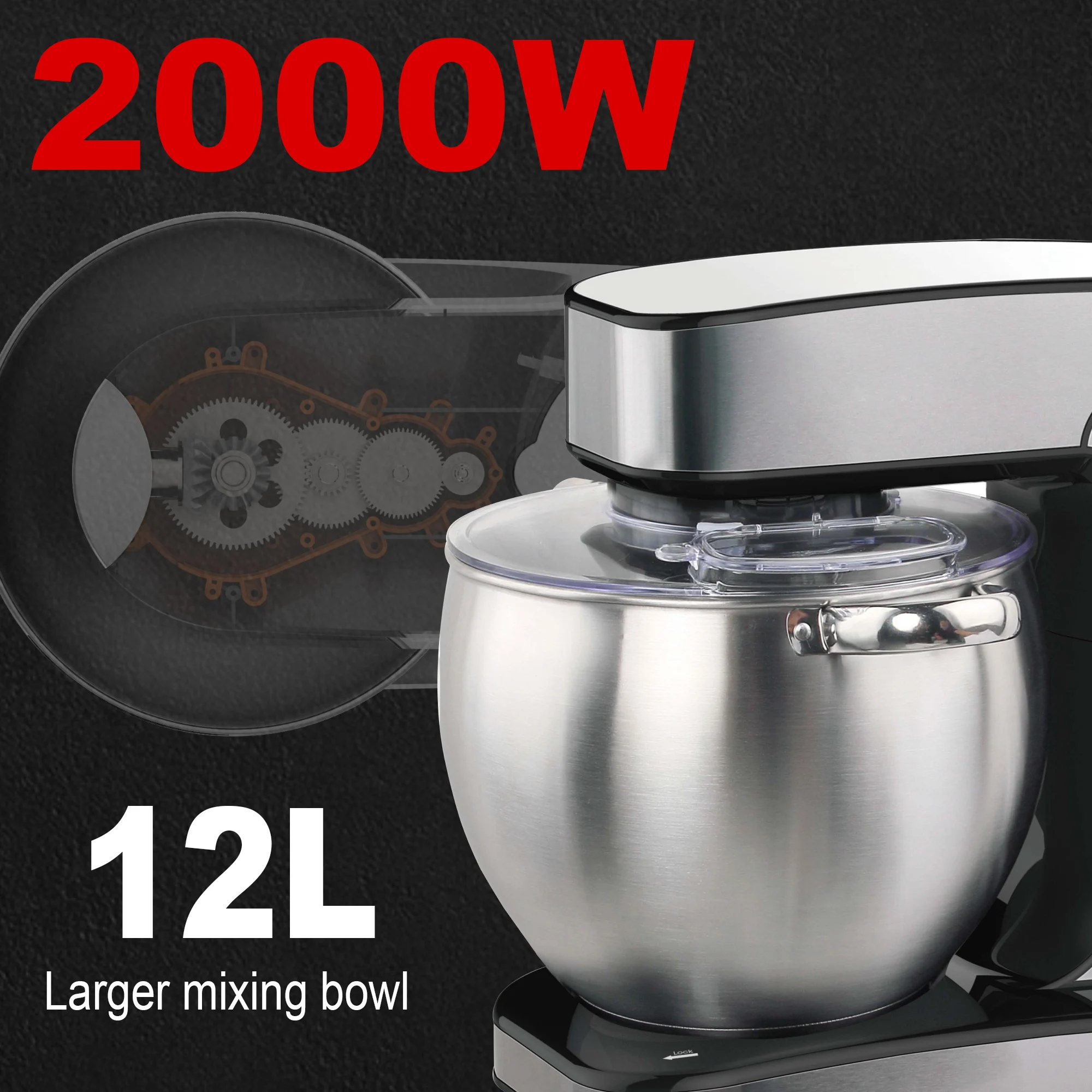with Dough Hook, Whisk & Blend - Kitchen Baking Blender review and price