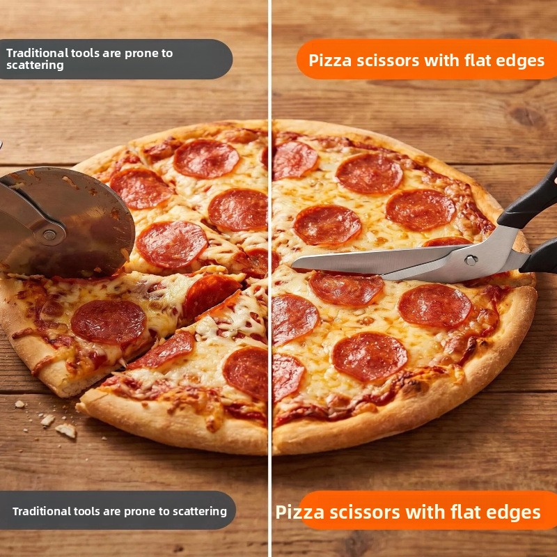 Stainless Steel Pizza Scissors - Kitchen Shears In Baking review and price