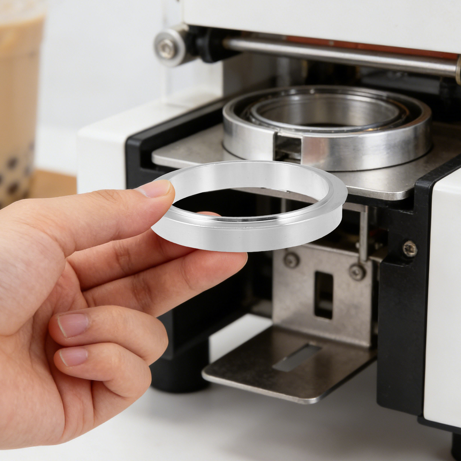 Manual Milk Tea Sealer Ring Al - Kitchen Job review and price